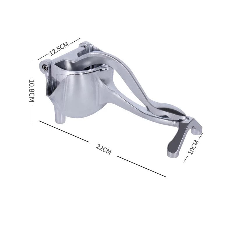 Manual Juice Squeezer, Portable Aluminum Alloy Hand Pressure Juicer, Heavy Duty Single Press Juice Squeezer, Real Stainless Steel Lemon Squeezer Manual Juice Squeezer, Portable Aluminum Alloy Hand Pressure Juicer, Heavy Duty Single Press Juice Squeezer, Real Stainless Steel Lemon Squeezer